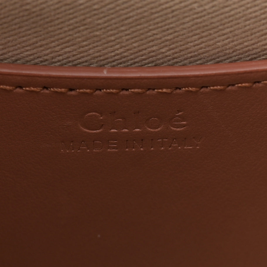 Chloe Calfskin Small Tess Bag Muted Brown Image 6