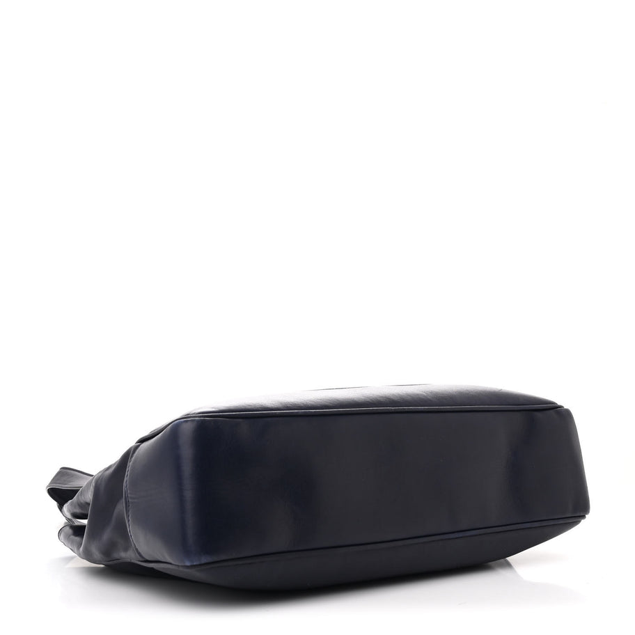Chanel Lambskin CC Tote Navy Image 4