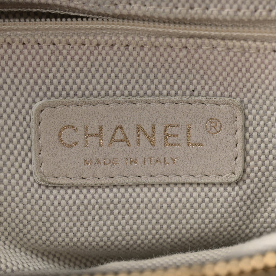 Chanel Calfskin Quilted Large Retro Chain Tote Black Image 6