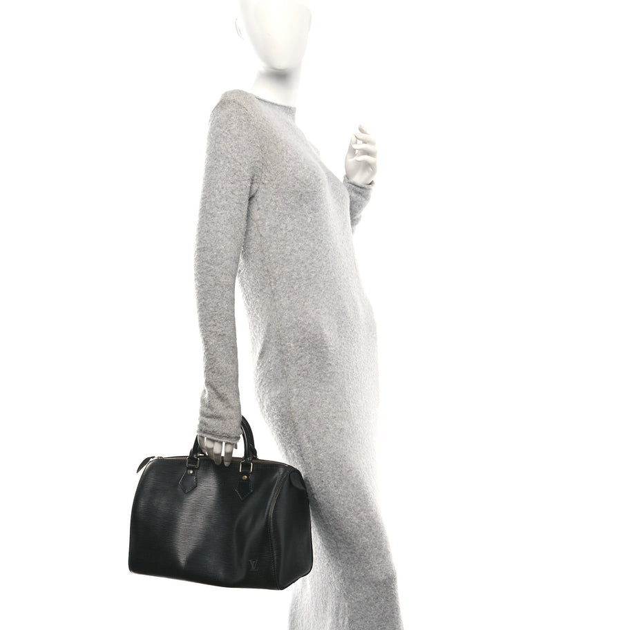 Louis Vuitton Epi Speedy 30 Black Image 2