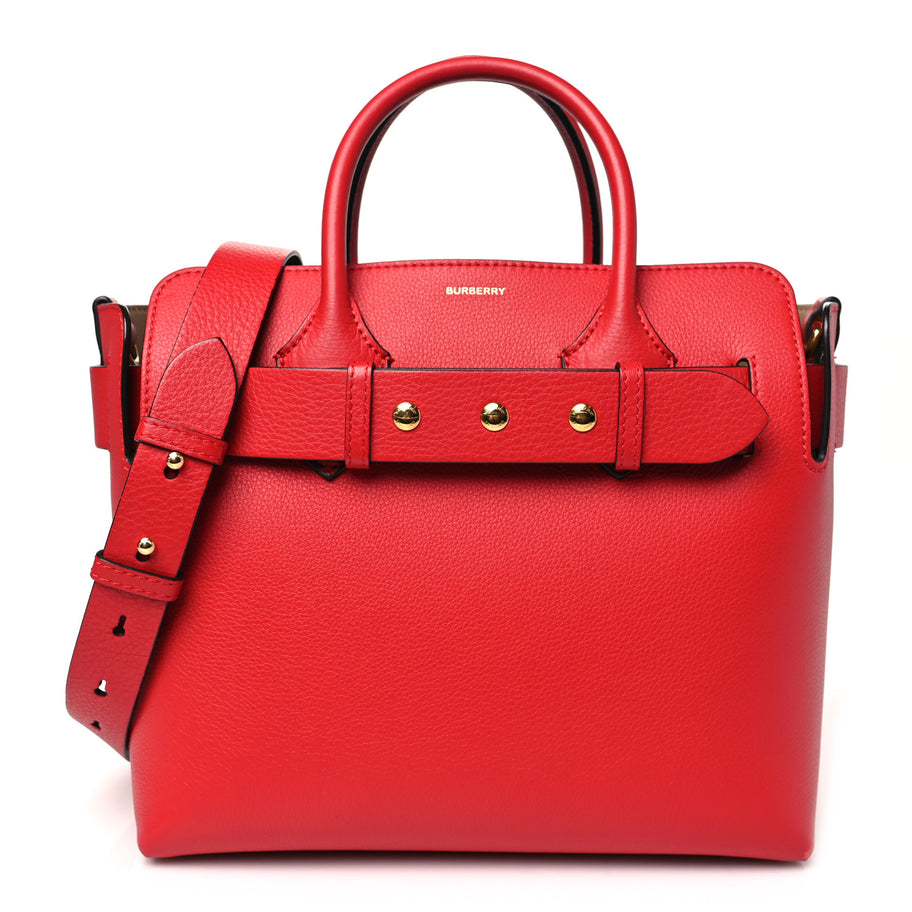 Burberry Soft Grain Calfskin Small Belt Bag Marais Bright Military Red Image 1