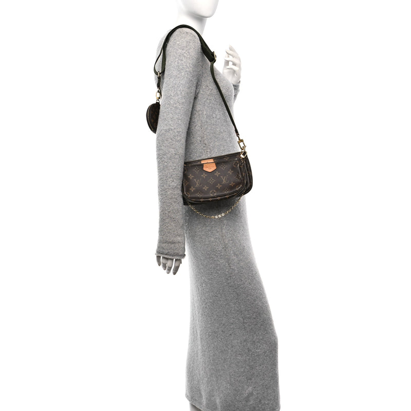  Louis Vuitton Monogram Multi Pochette Accessories Kaki