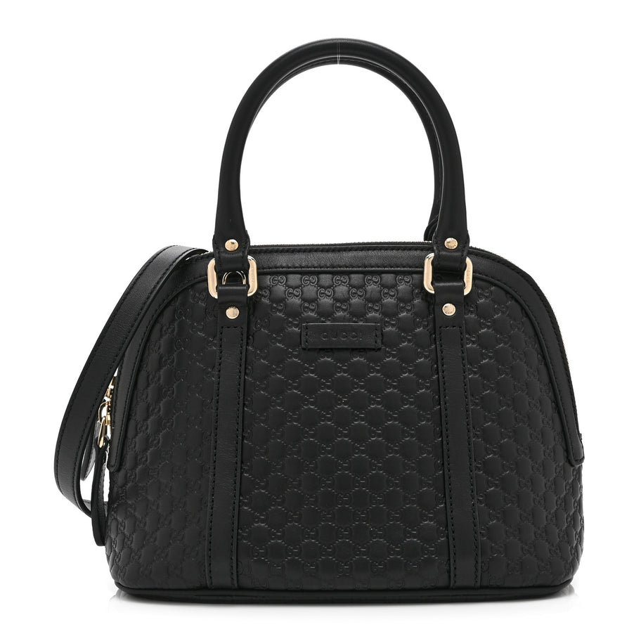 Gucci Microguccissima Mini Dome Bag Black Image 1