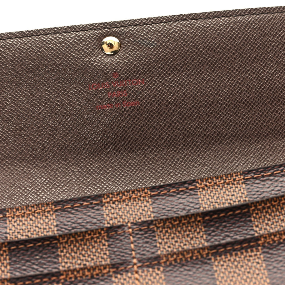 Louis Vuitton Damier Ebene Sarah Wallet Image 6