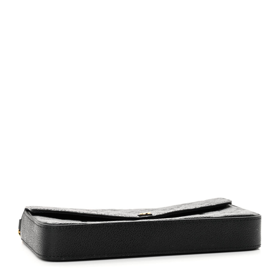 Louis Vuitton Empreinte Pochette Felicie Chain Wallet Black Image 5