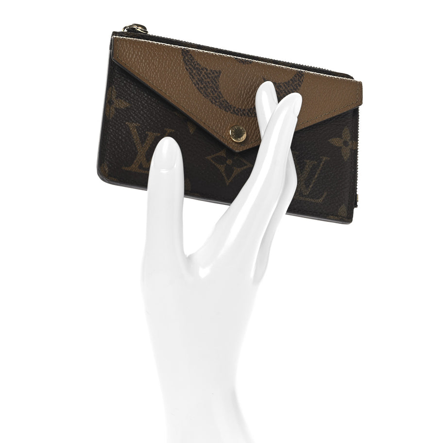 Louis Vuitton Reverse Monogram Recto Verso Card Holder Brown Image 2