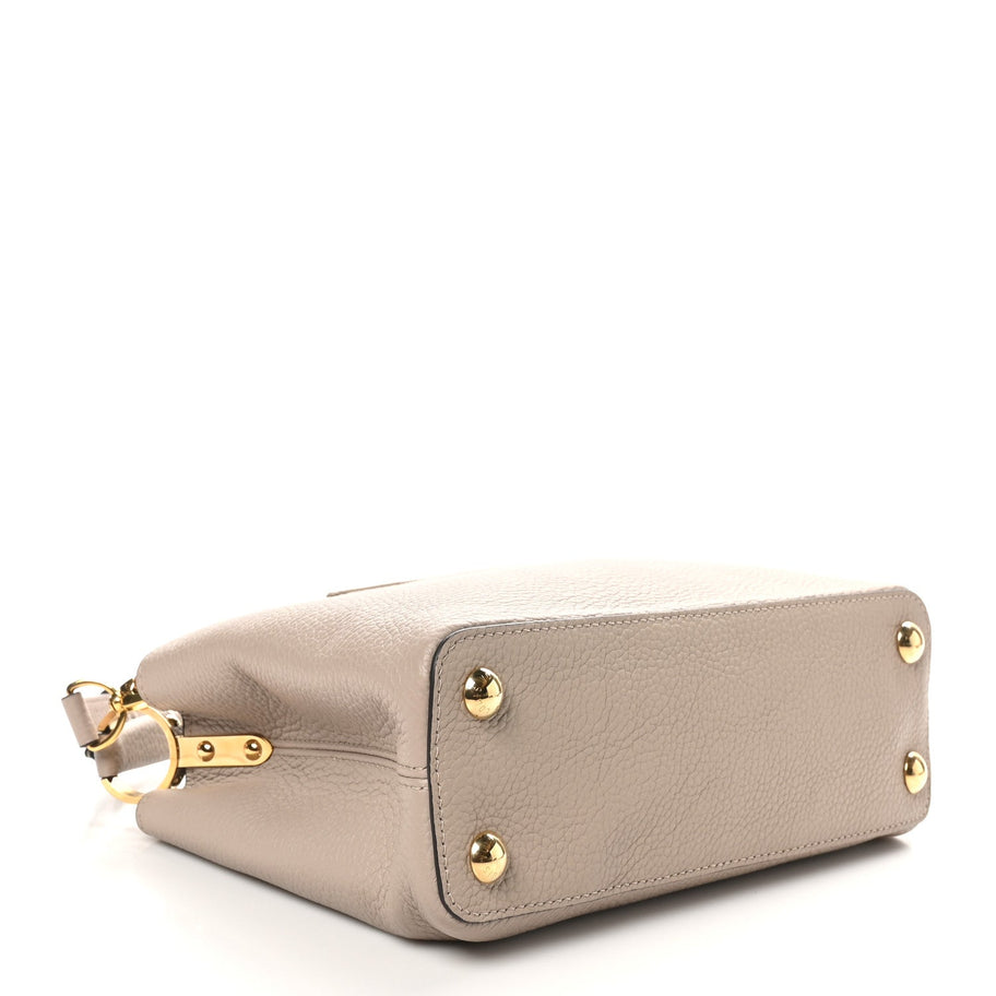 Louis Vuitton Taurillon Capucines BB Galet Image 4