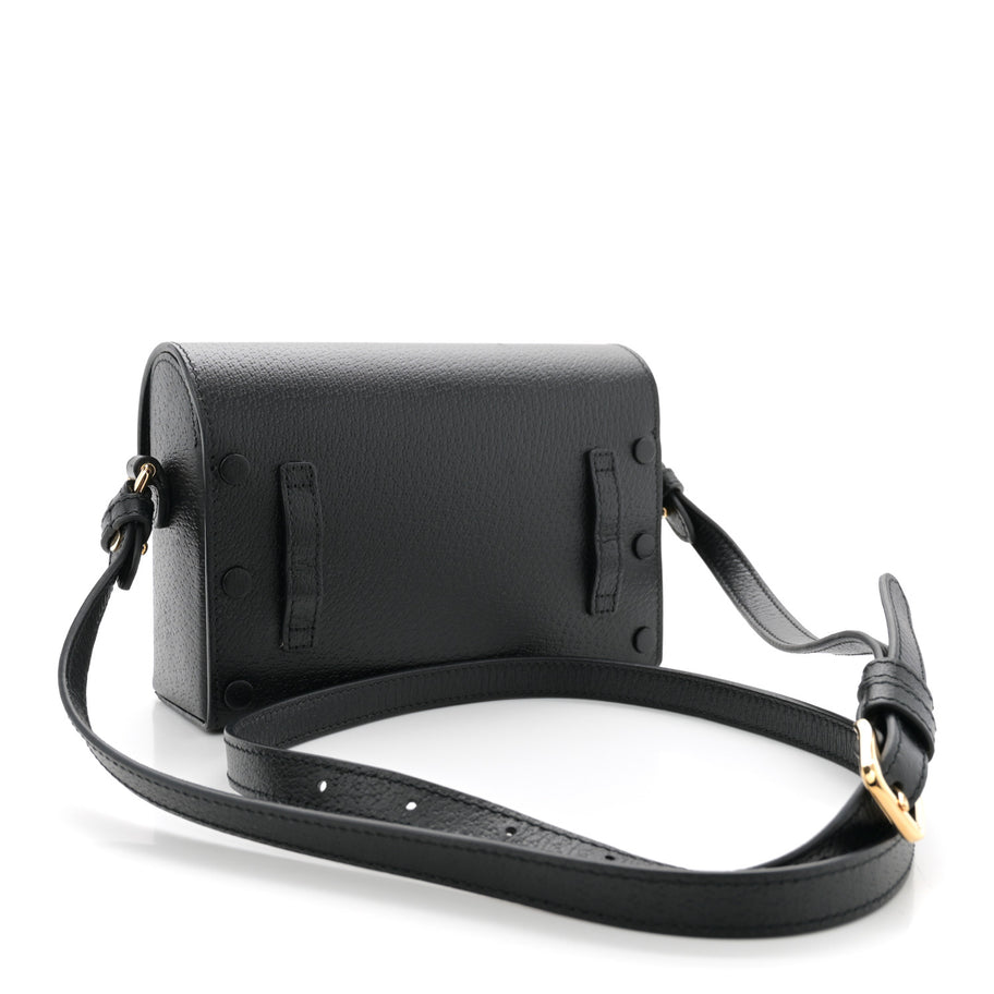 Gucci Calfskin Horsebit 1955 Shoulder Bag Black Image 3