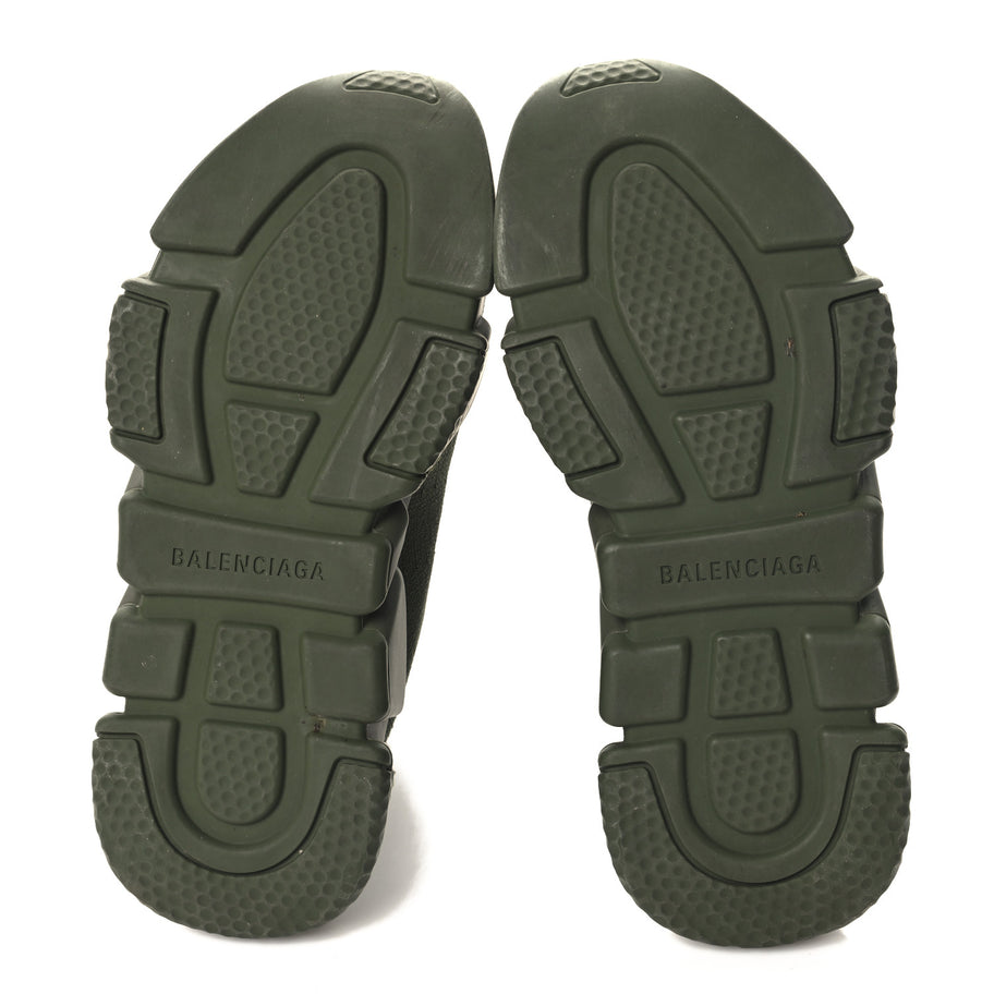 Balenciaga Technical 3D Recycled Knit Womens Speed 2.0 Sneakers 36 Green Image 6