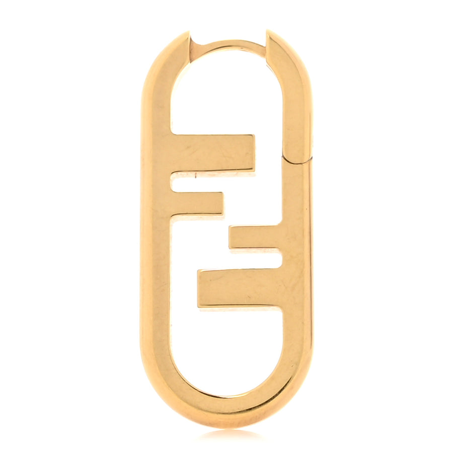 Fendi Metal FF O'Lock Single Earring Gold Image 1