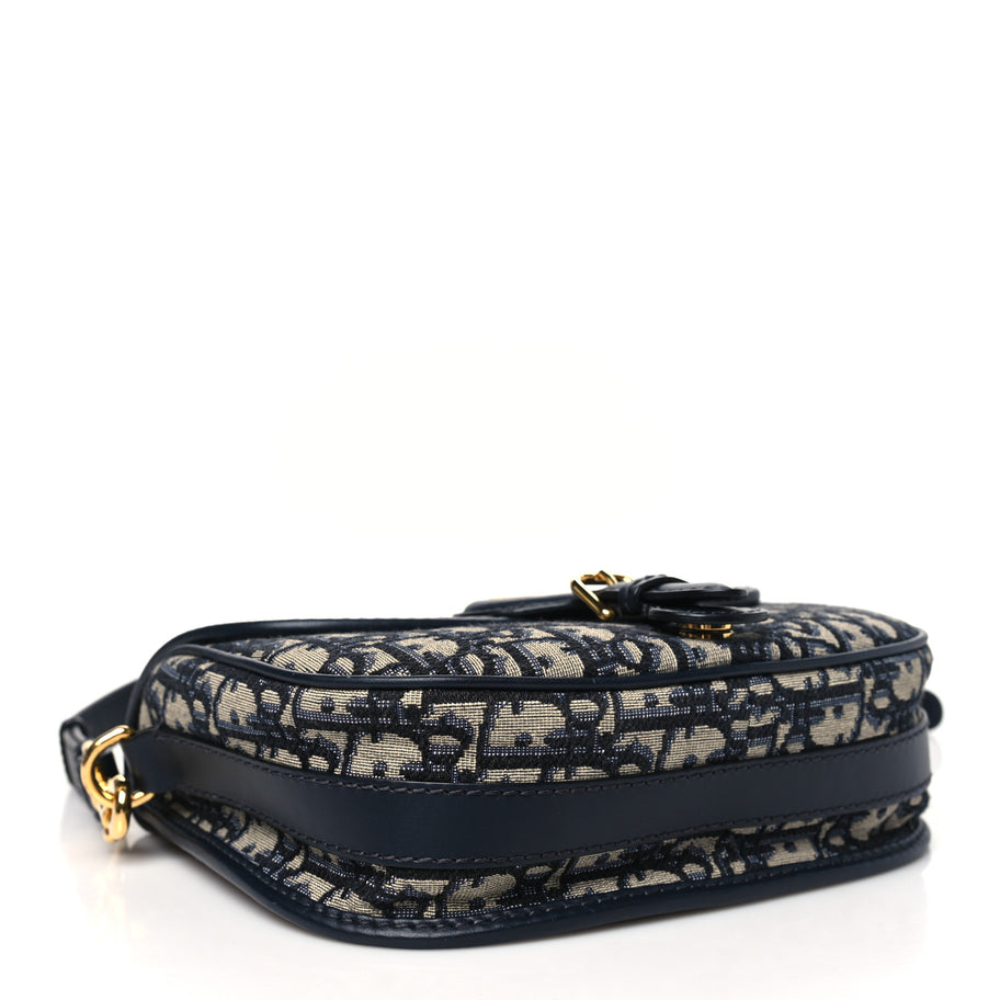 Christian Dior Oblique Medium Bobby Flap Blue Image 4