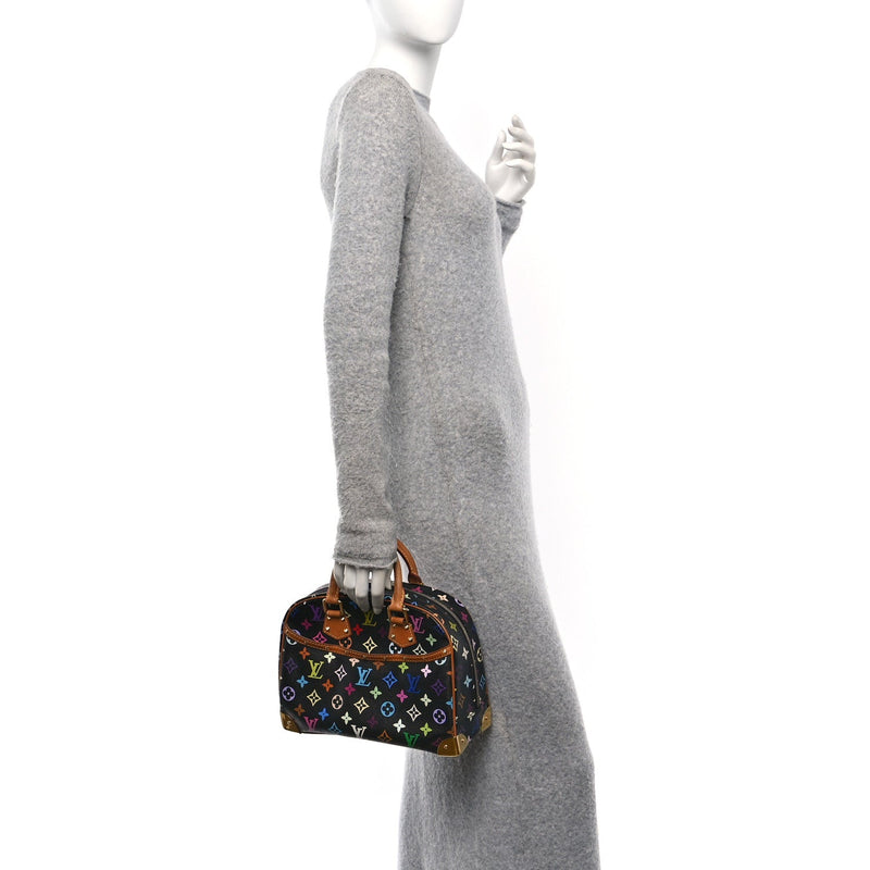  Louis Vuitton Monogram Multicolor Trouville Black