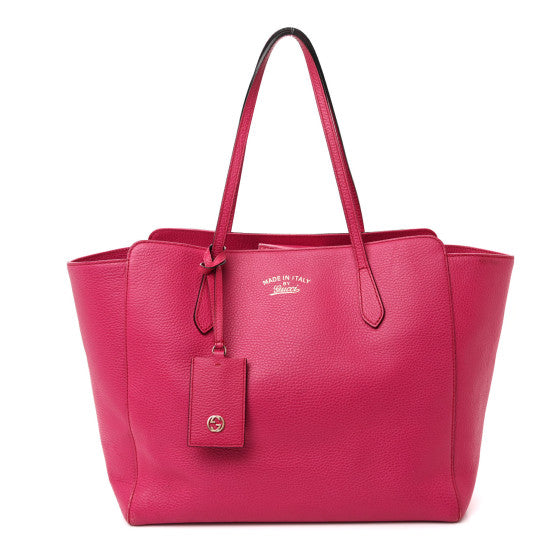  Gucci Dollar Calfskin Medium Swing Tote Blossom