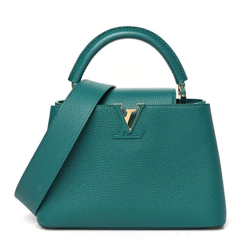  Louis Vuitton Taurillon Capucines BB Emerald