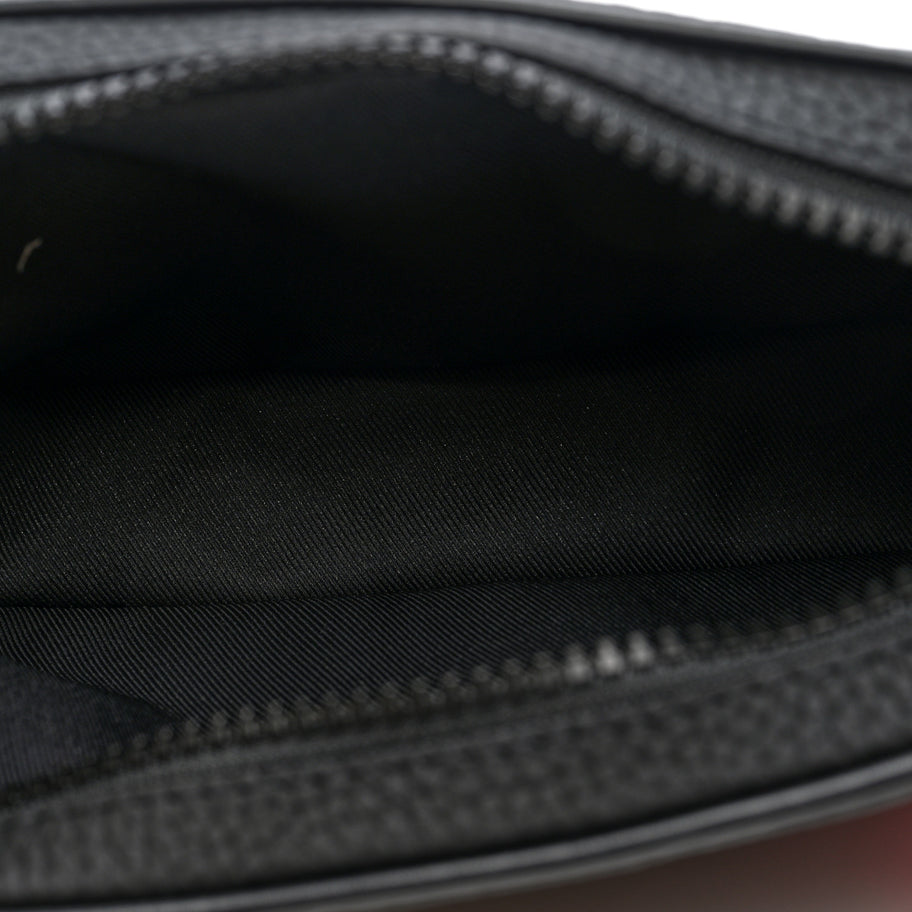 Louis Vuitton Taurillon Monogram Uniformes Solar Ray Soft Pochette Volga Belt Bag Black Image 5