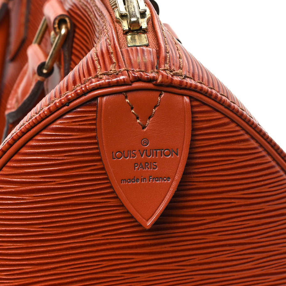 Louis Vuitton Epi Speedy 25 Kenyan Kenyan Fawn Image 6