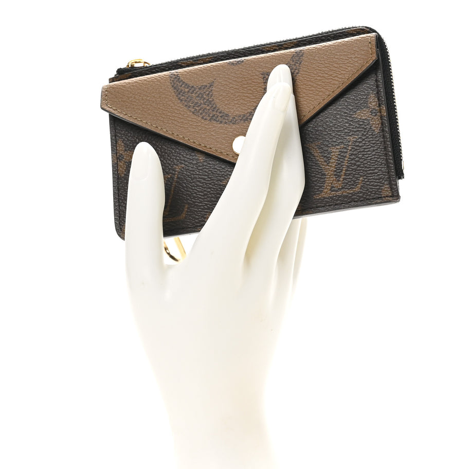 Louis Vuitton Reverse Monogram Recto Verso Card Holder Brown Image 2
