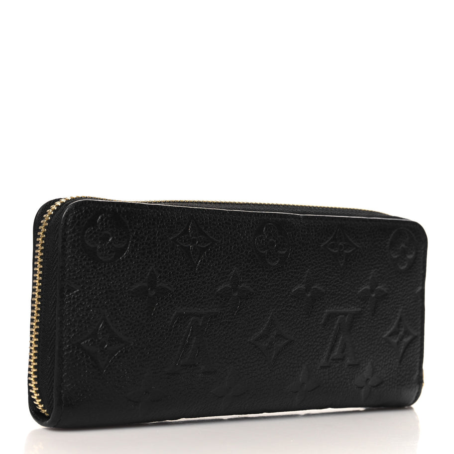 Louis Vuitton Empreinte Clemence Wallet Black Image 3