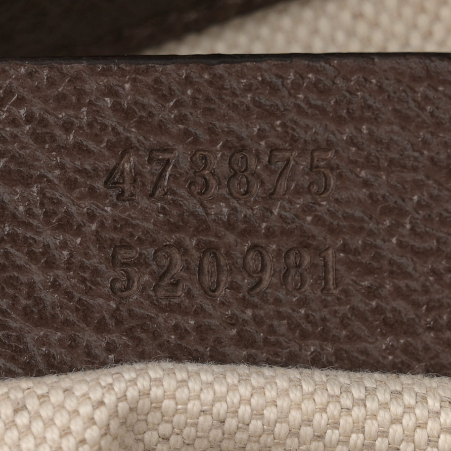 Gucci GG Supreme Monogram Neo Vintage Drawstring Bucket Backpack Beige New Acero Crop Image 7