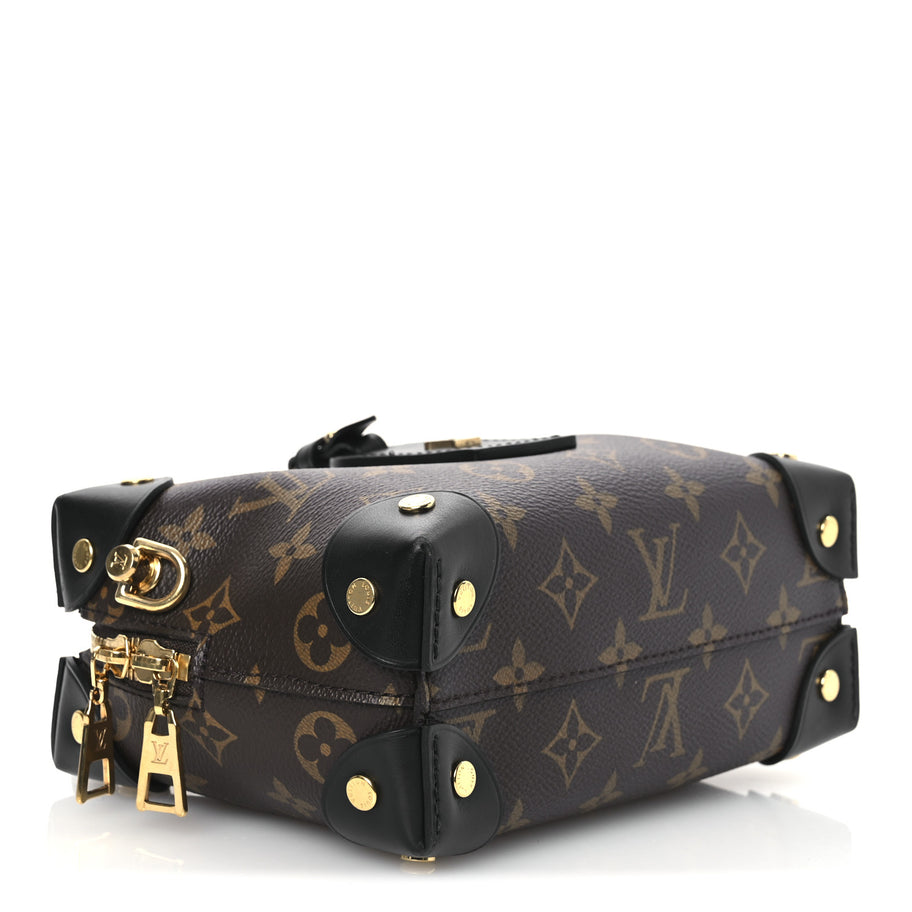 Louis Vuitton Monogram Petite Malle Souple Black Image 3