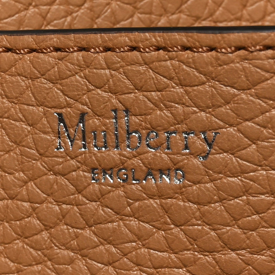 Mulberry MULBERRY Heavy Grain Bayswater North South Tote Sable Image 6