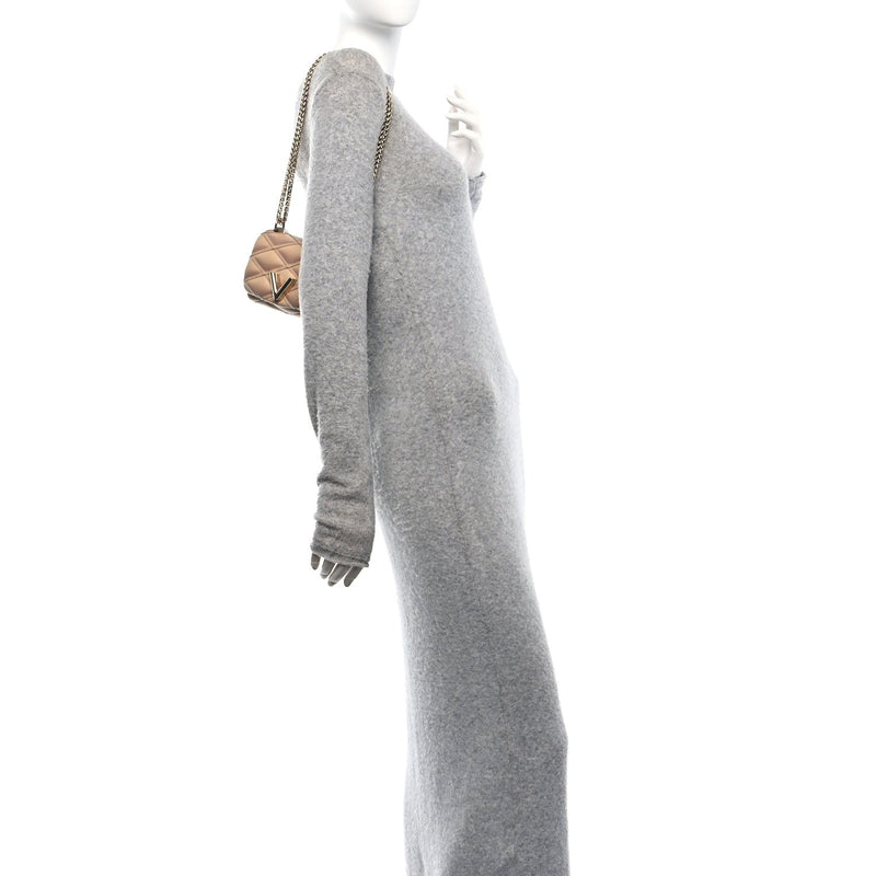  Louis Vuitton Lambskin Malletage Pico GO-14 Beige Pink