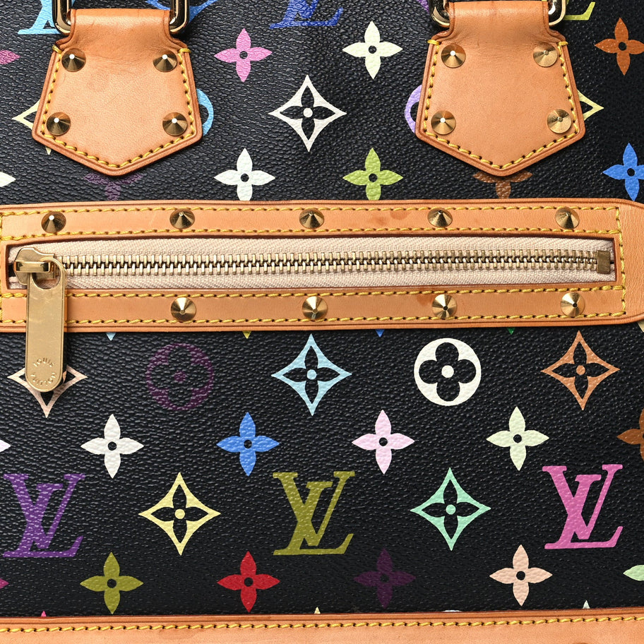 Louis Vuitton Monogram Multicolor Alma Black Image 7