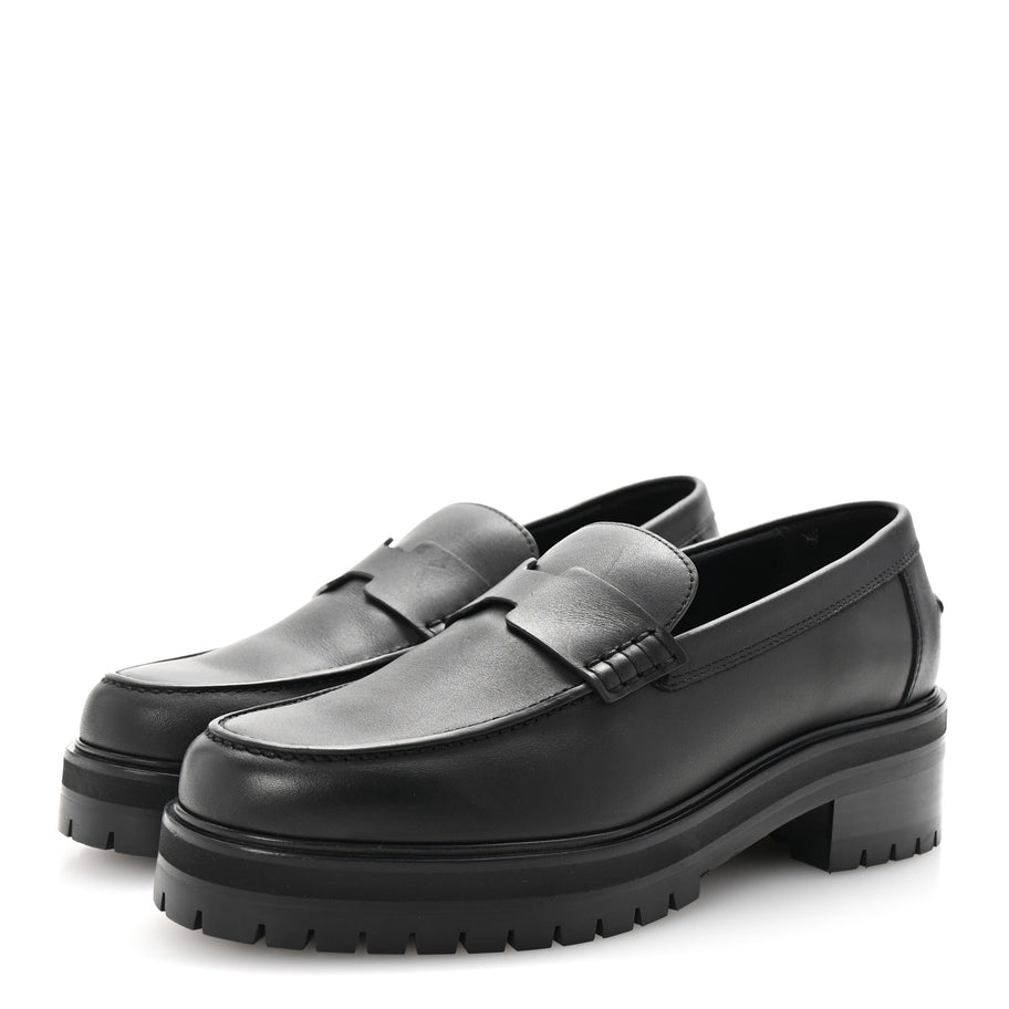 Hermes Calfskin Ivy Loafer 38 Black Image 4