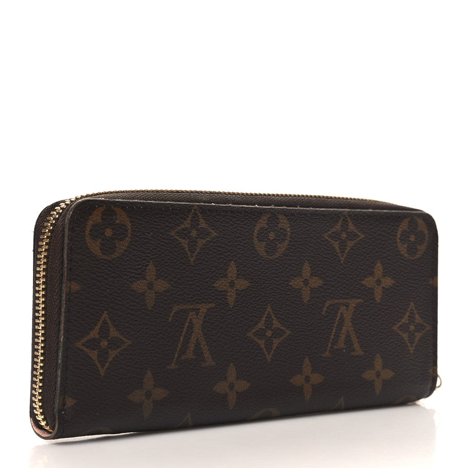 Louis Vuitton Monogram Clemence Wallet Rose Ballerine Image 3