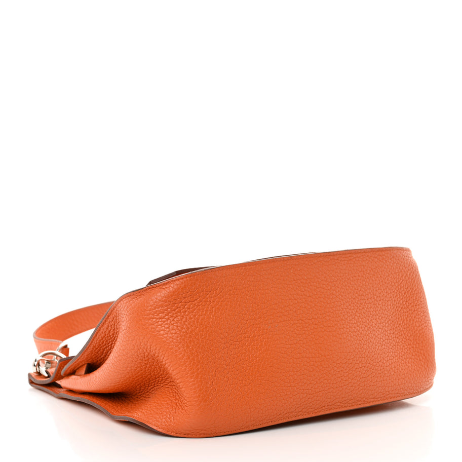 Hermes Taurillon Clemence Jypsiere 28 Orange Image 4