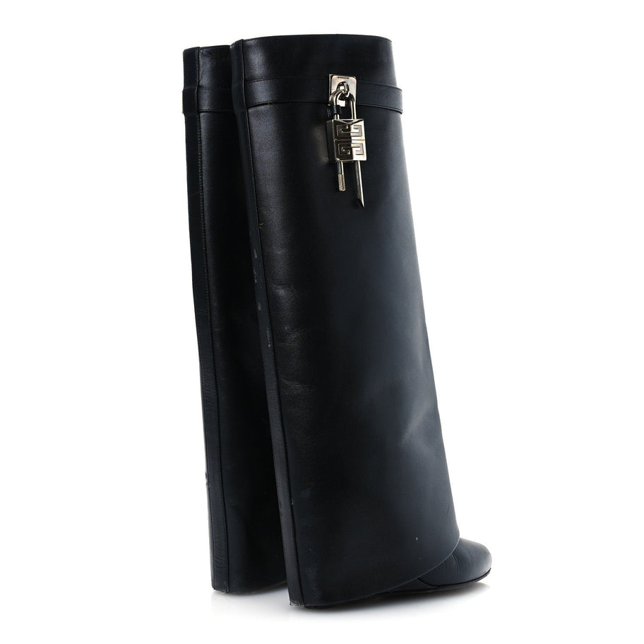 Givenchy Calfskin Shark Lock Pant Boots 38.5 Black Image 5