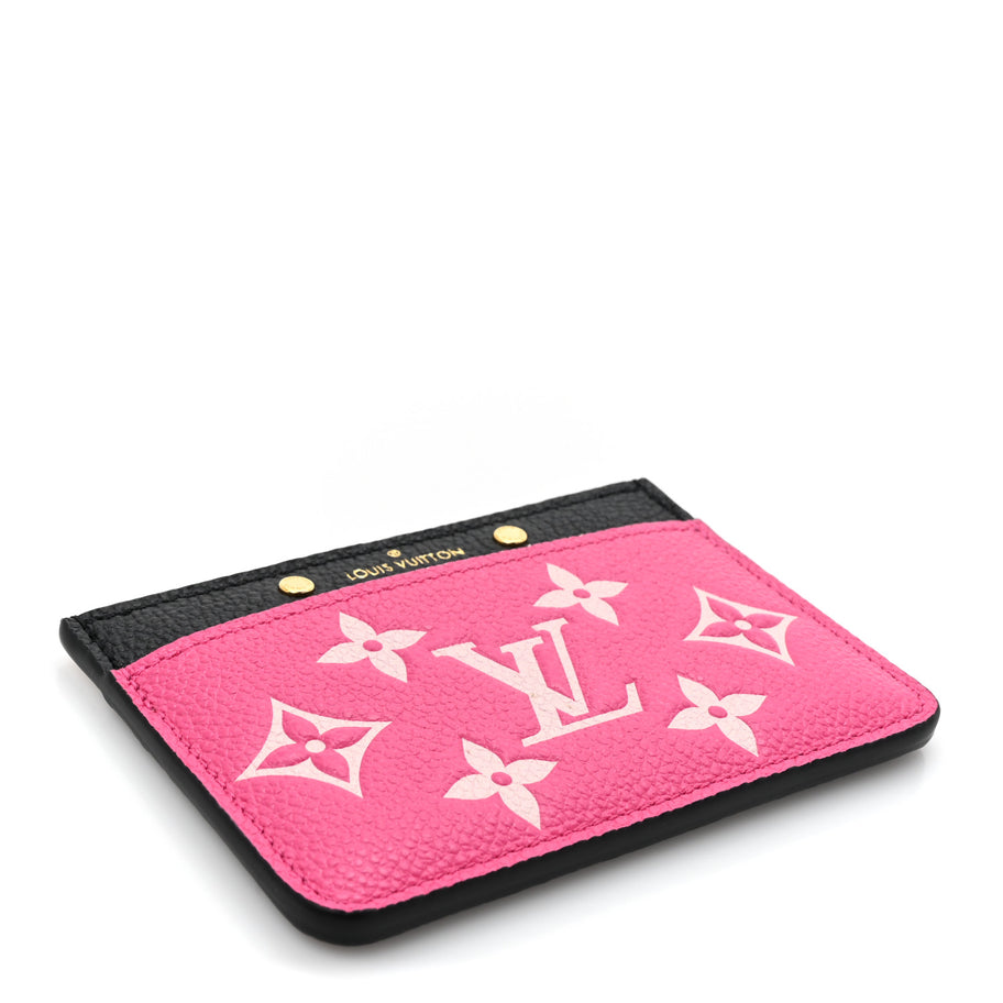 Louis Vuitton Empreinte Spring In The City Card Holder Black White Pink Image 4