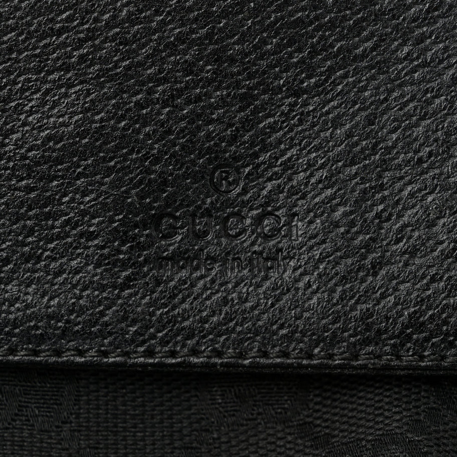 Gucci GG Monogram Double Pocket Belt Bag Black Image 6