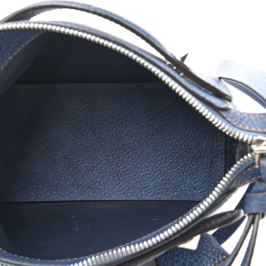 Fendi Denim Effect Cuoio Romano Mini By The Way Soft Myrtle Image 5