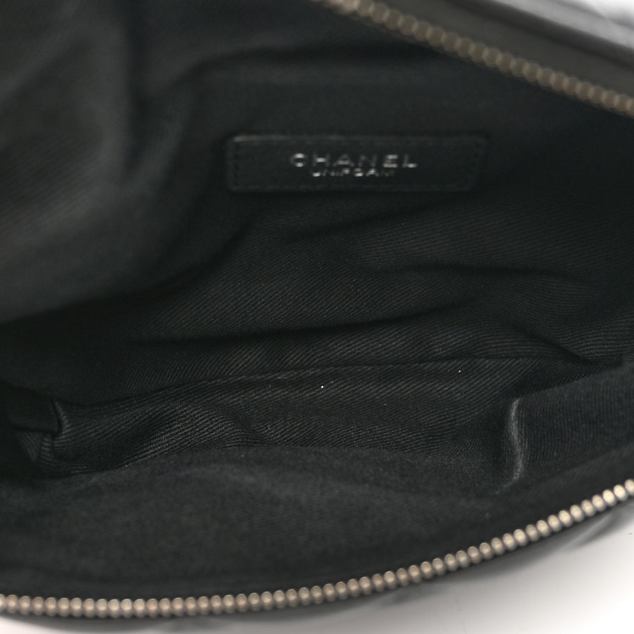 Chanel Calfskin Quilted Waist Belt Bag Black Image 6