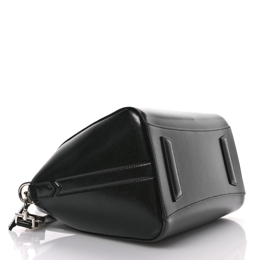 Givenchy Shiny Lord Calfskin Small Antigona Black Image 4