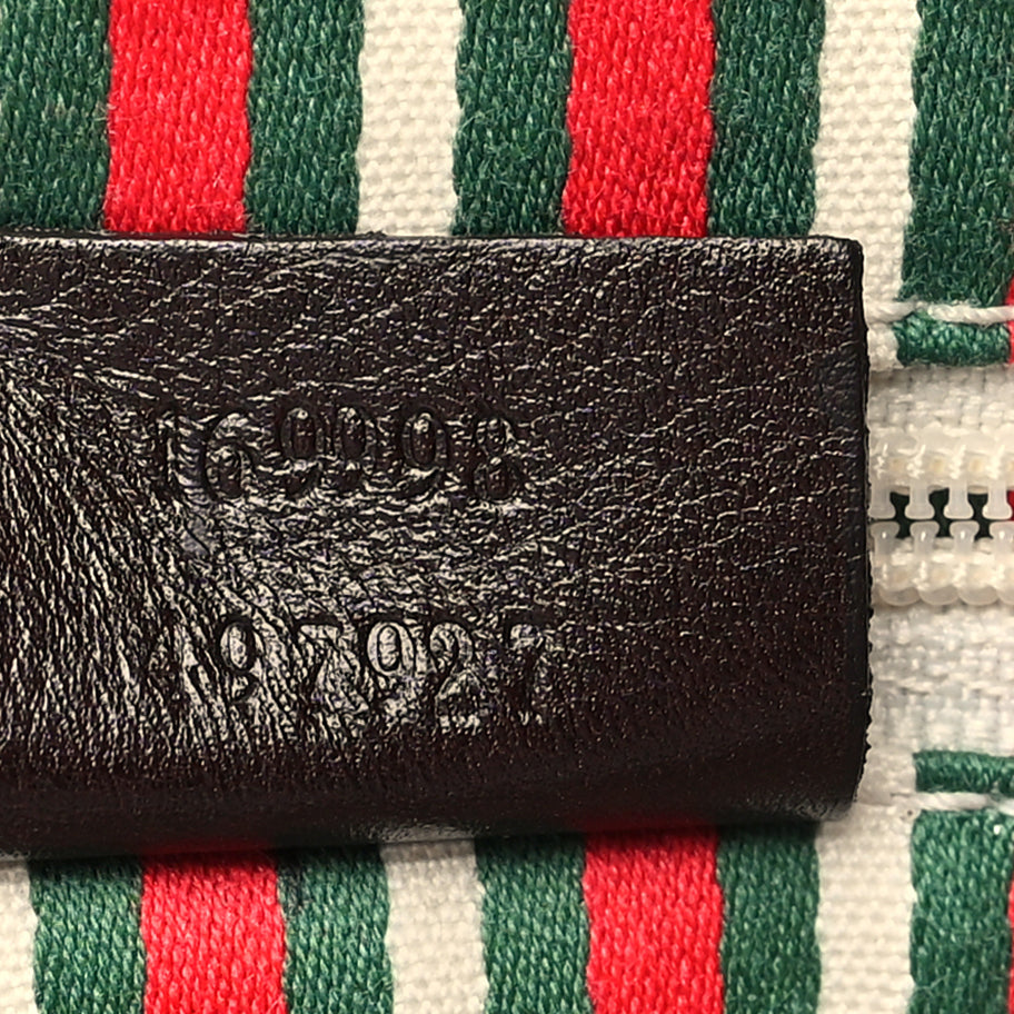 Gucci Monogram Medium New Britt Half Moon Hobo Dark Brown Image 7