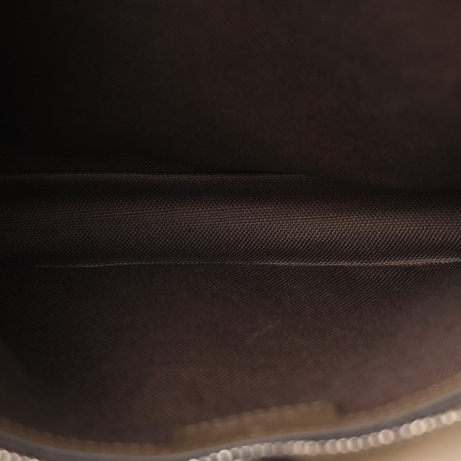 Gucci Sakai Be Green Calfskin Diagonal Stitched Small Blondie Tote Craclet Brown Image 5