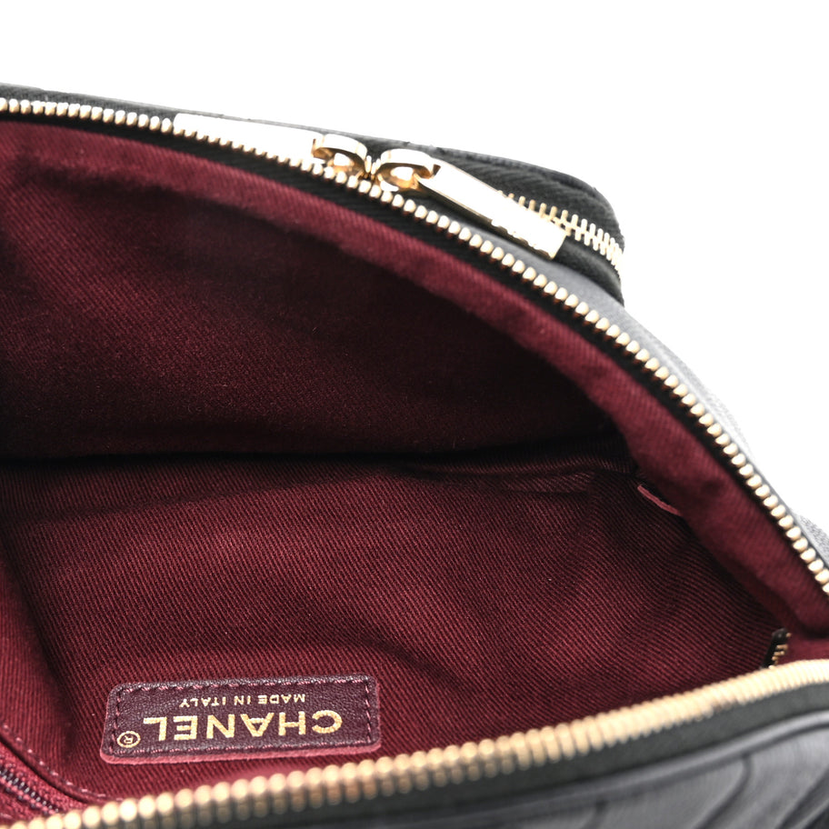 Chanel Caviar Quilted Business Affinity Waist Belt Bag Black Image 5