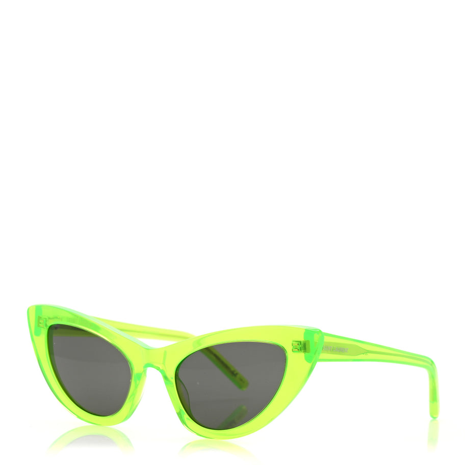 Saint Laurent Acetate Lily Sunglasses SL213 Green Image 1