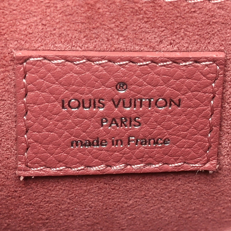 Louis Vuitton Soft Calfskin Mylockme Chain Bag BB Rose Boudoir Lie De Vin Image 6