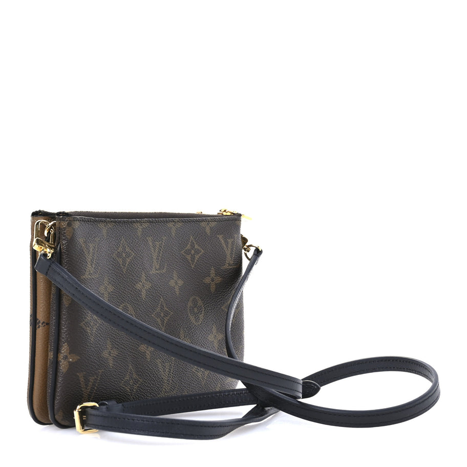 Louis Vuitton Reverse Monogram Giant Double Zip Pochette Image 3