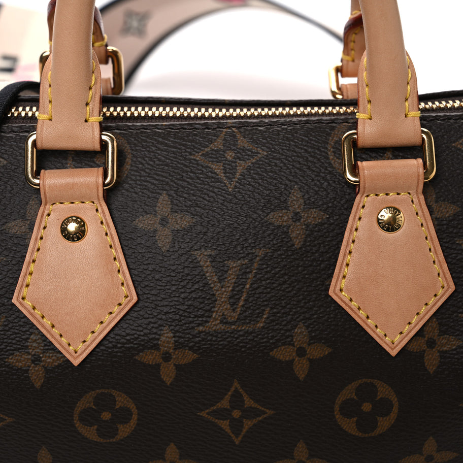 Louis Vuitton Monogram Speedy Bandouliere 20 Black Image 7