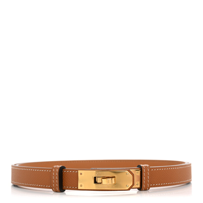  Hermes Epsom Kelly Belt Gold