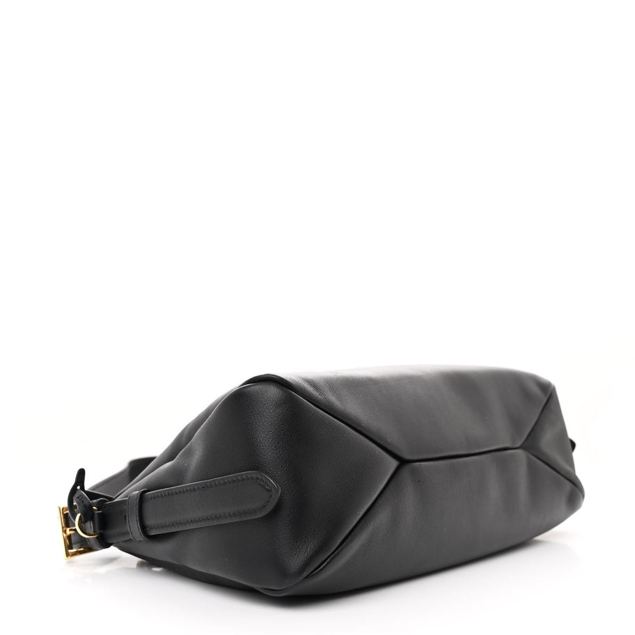 Prada Soft Calfskin Aimee Shoulder Bag Black Image 4