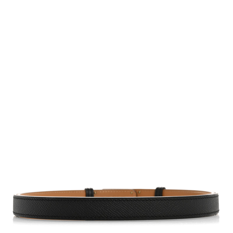  Hermes Epsom Kelly Belt Black
