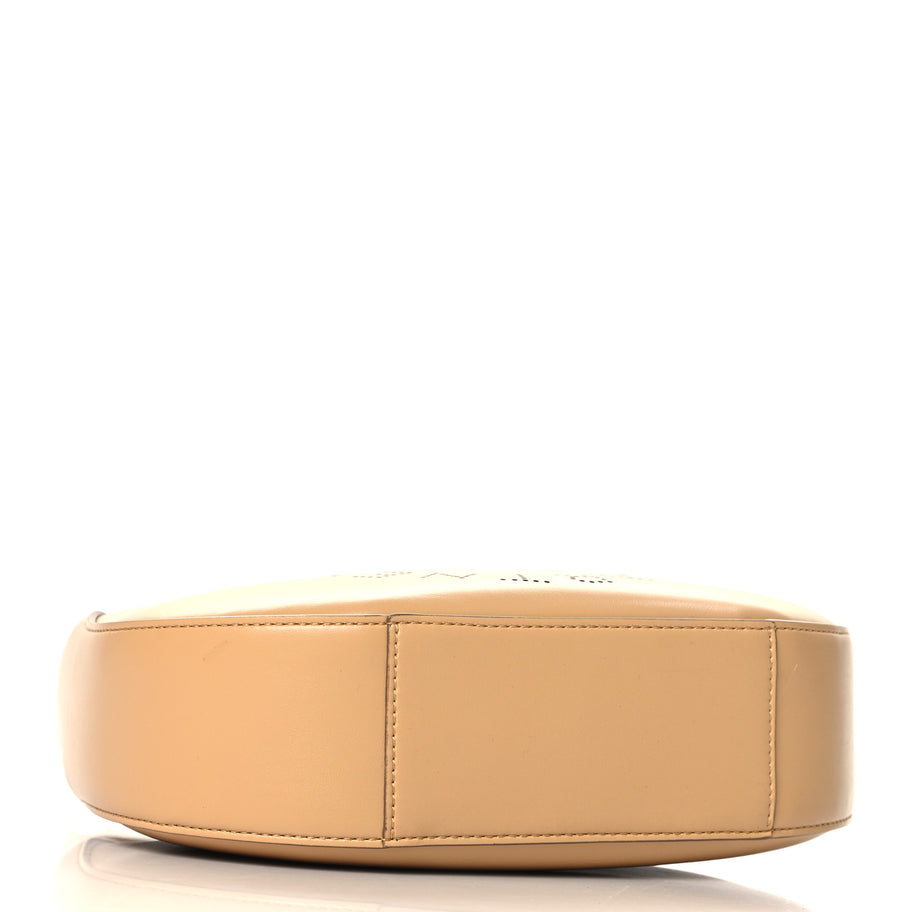 Stella McCartney Eco Alter Nappa Perforated Logo Small Hobo Cornflake Image 4