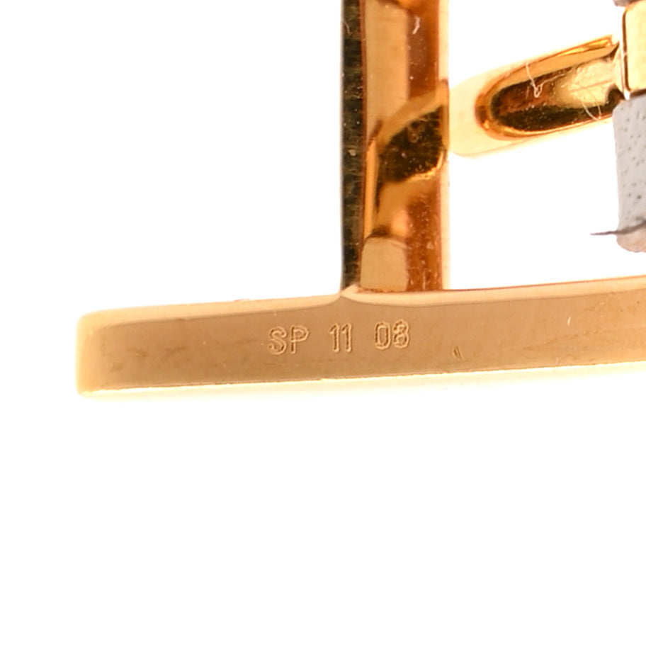 Hermes Swift Behapi Double Tour Bracelet T2 Rose Sakura Gris Perle Image 5