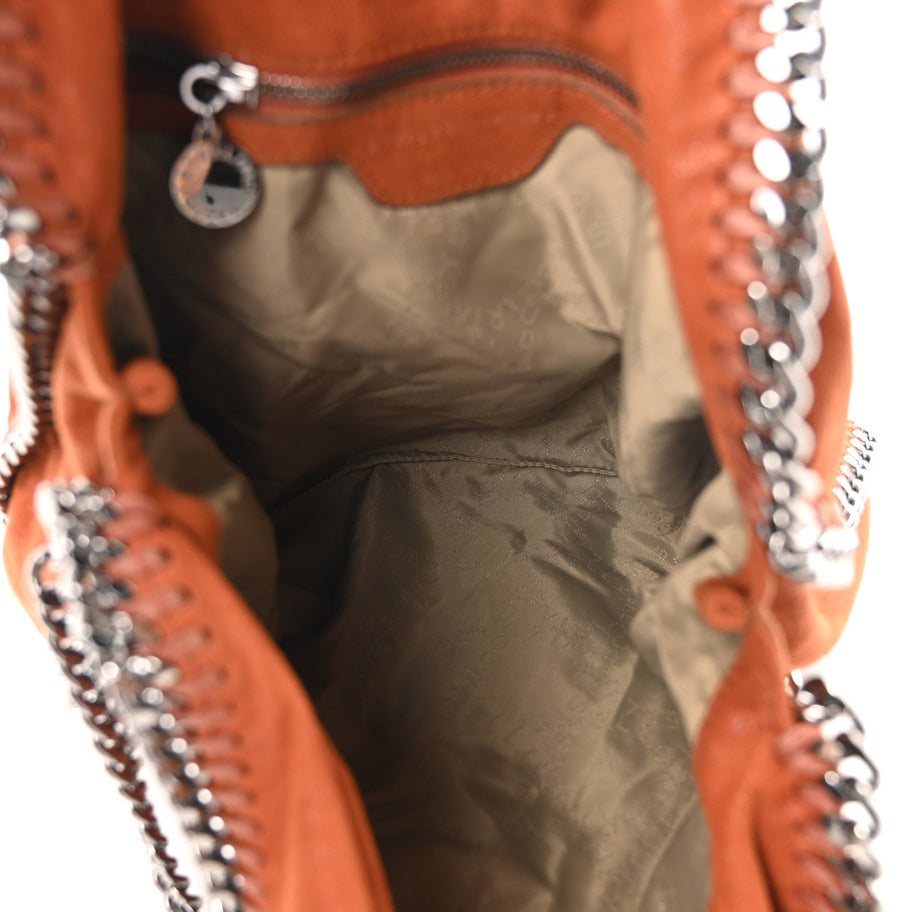 Stella McCartney Shaggy Deer Small Falabella Fold Over Tote Brandy Image 5