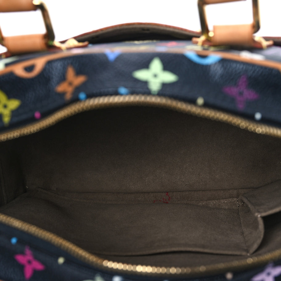 Louis Vuitton Monogram Multicolor Trouville Black Image 4